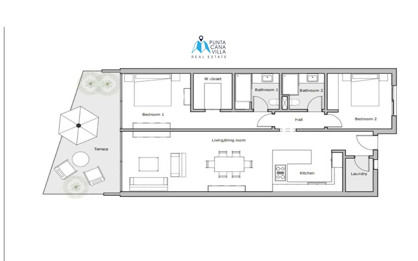 Larimar City, Punta Cana condos de deux chambres à vendre