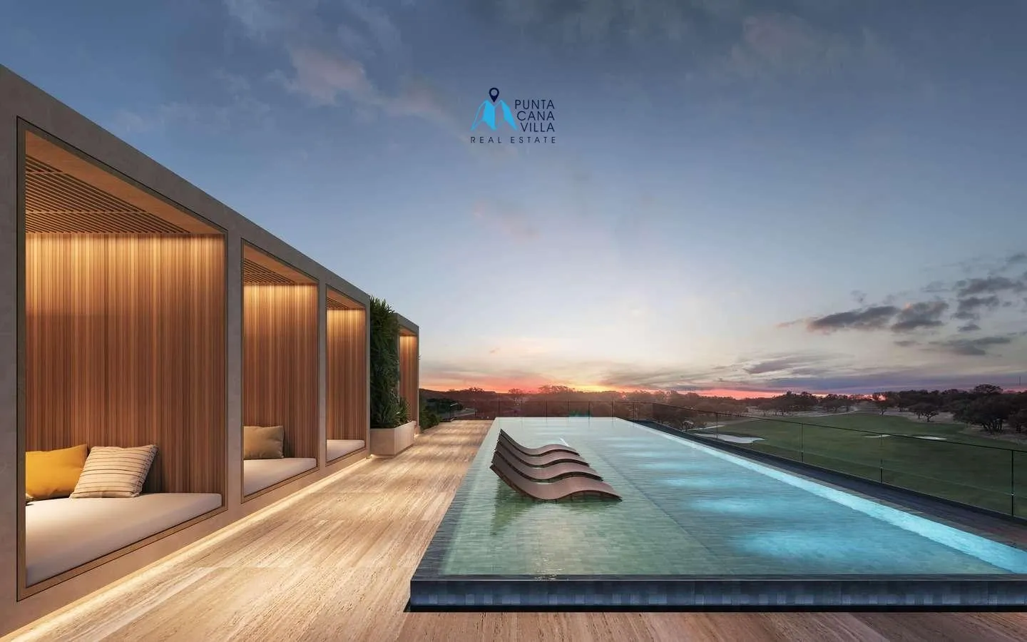 Las Iguanas Golf, Cap Cana, Appartement de trois chambres à vendre avec accès à la plage