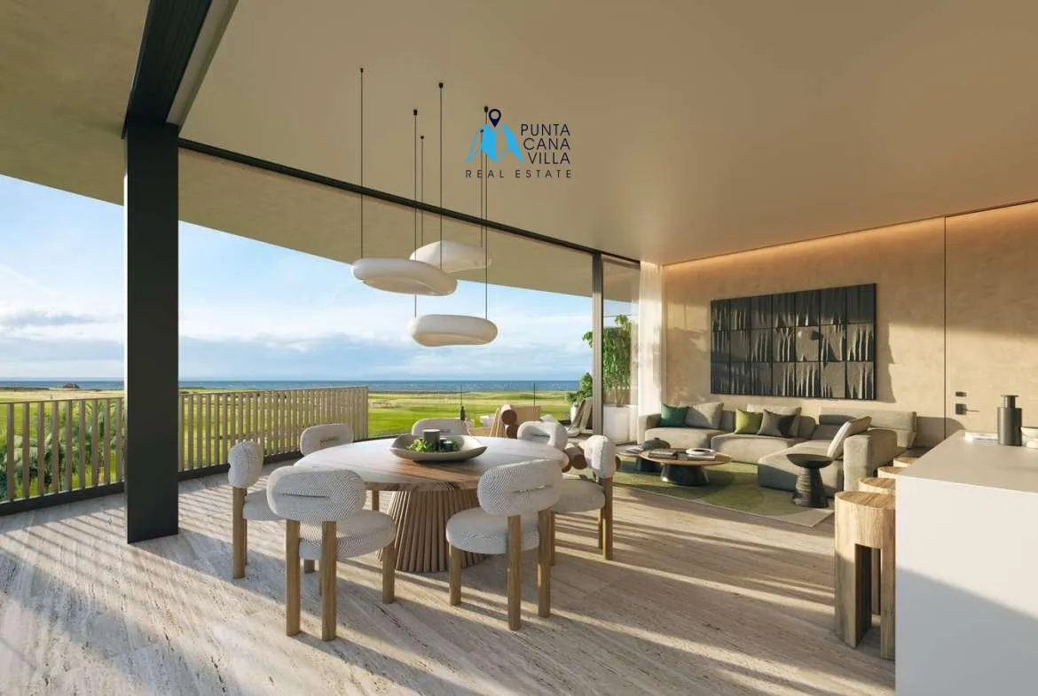 ID Three Bedroom Apartment for Sale in Cap Cana's Golf Las Iguanas with Beach Access ()