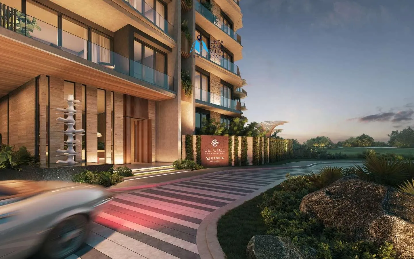 Las Iguanas Golf, Cap Cana, Appartement de trois chambres à vendre avec accès à la plage