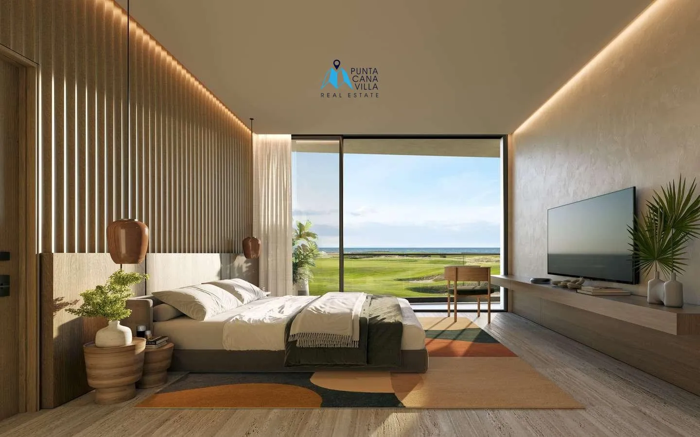 Las Iguanas Golf, Cap Cana, Appartement de trois chambres à vendre avec accès à la plage