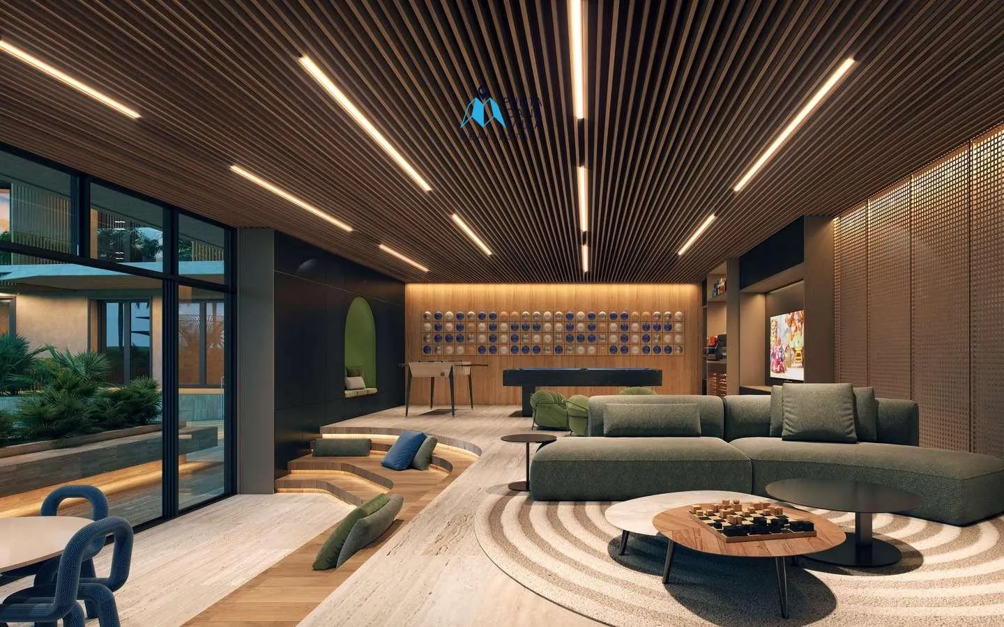 Las Iguanas Golf, Cap Cana, Appartement de trois chambres à vendre avec accès à la plage