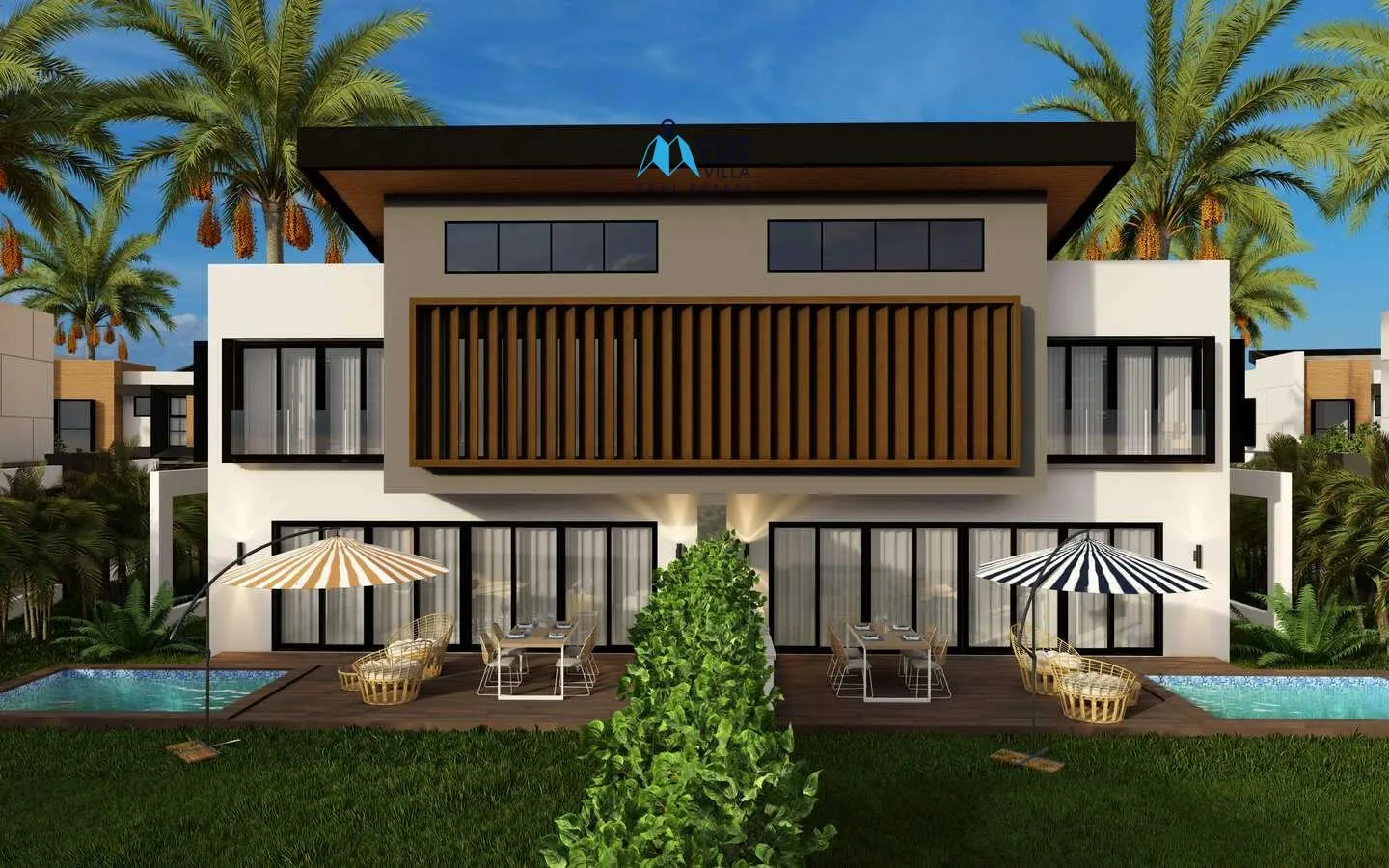 ID , Cap Cana villas for sale in Las Iguanas Golf Residences, Three bedroom villa on the eastern shores of DR ()