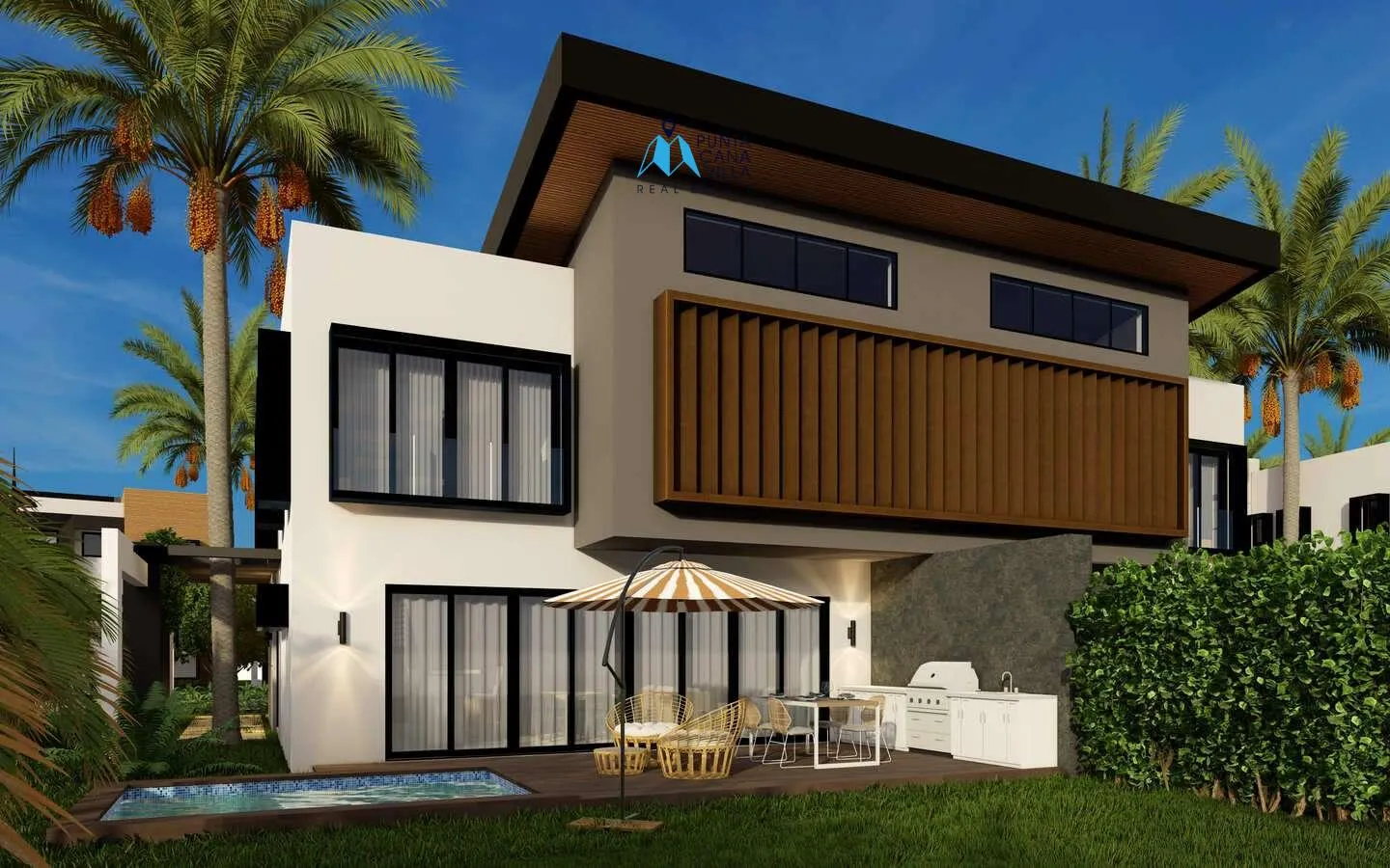 ID , Cap Cana villas for sale in Las Iguanas Golf Residences, Three bedroom villa on the eastern shores of DR ()