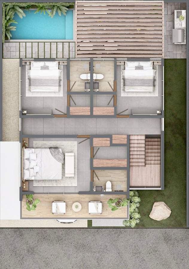 Sea Cliff Residences, Punta Cana, villa de trois chambres à vendre