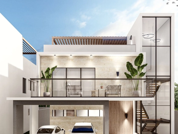 ID , Sea Cliff Residences, Punta Cana, three bedroom villa for sale ()