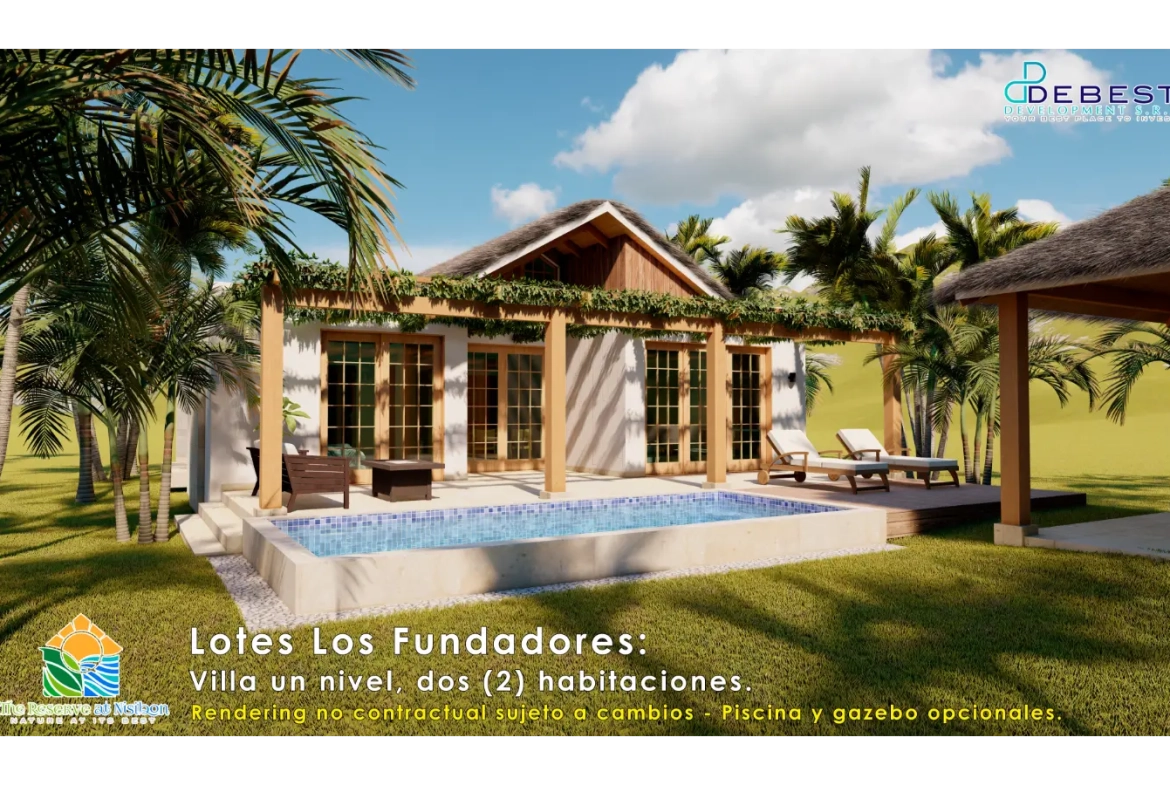 ID , Cana Brava, Two Bedroom Villa For Sale In The Reserve at Nisibon, Punta Cana ()