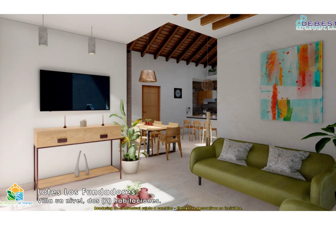 ID , Cana Brava, Two Bedroom Villa For Sale In The Reserve at Nisibon, Punta Cana ()