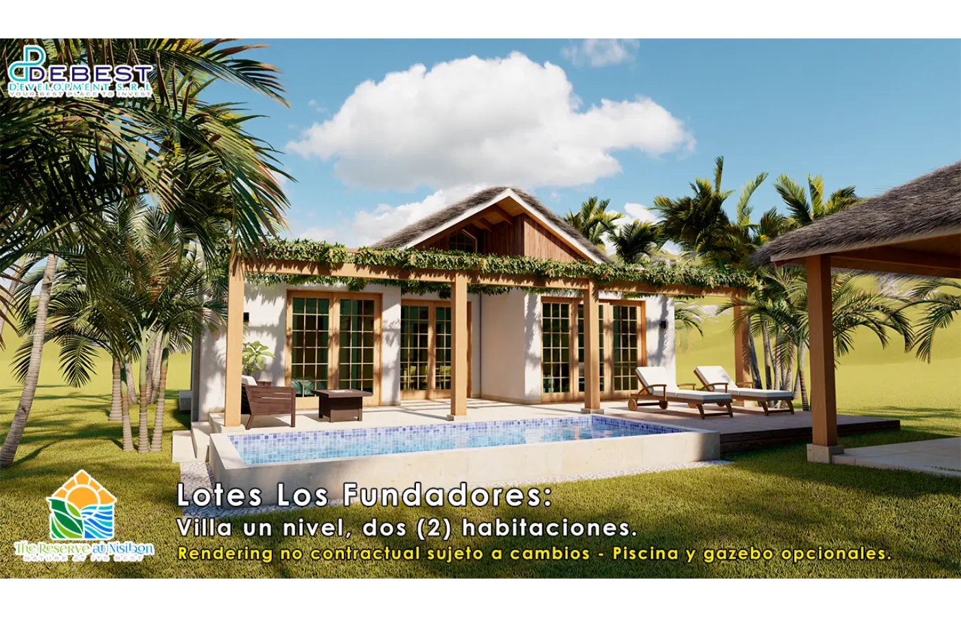 ID , Cana Brava, Two Bedroom Villa For Sale In The Reserve at Nisibon, Punta Cana () ID , Cana Brava, Two Bedroom Villa For Sale In The Reserve at Nisibon, Punta Cana ()