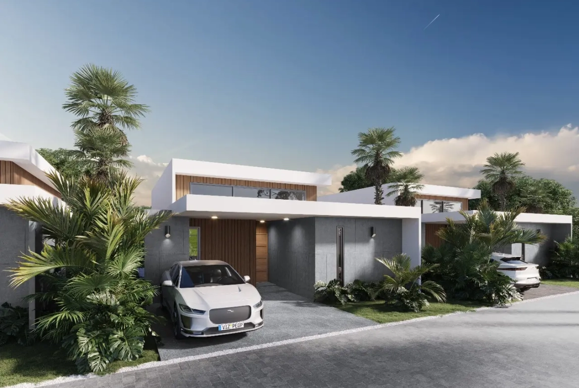 ID , Ciudad Bavaro, Three bedroom villa for sale in Punta Cana with golf course ()