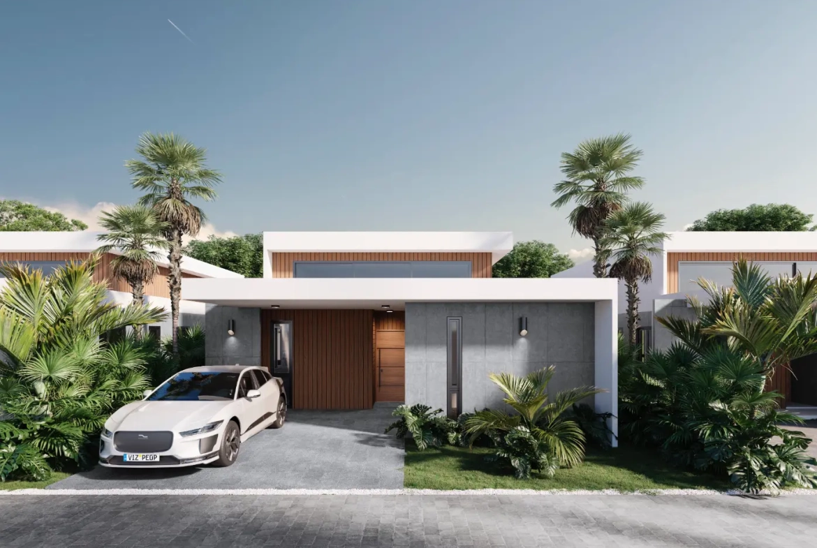 ID , Ciudad Bavaro, Three bedroom villa for sale in Punta Cana with golf course ()