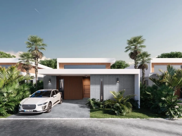 ID , Ciudad Bavaro, Three bedroom villa for sale in Punta Cana with golf course ()