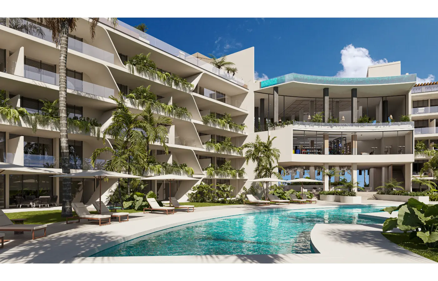 Punta Cana, Coral Lake Resort, One-Bedroom Apartment For Sale In Punta Cana with Sports Areas