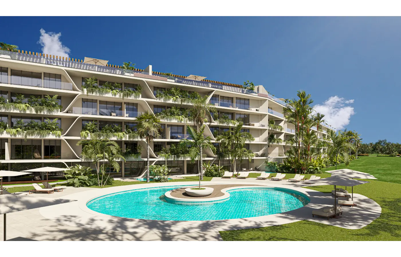 Coral Lake Resort, One-Bedroom Apartment For Sale In Punta Cana with views of the Lake