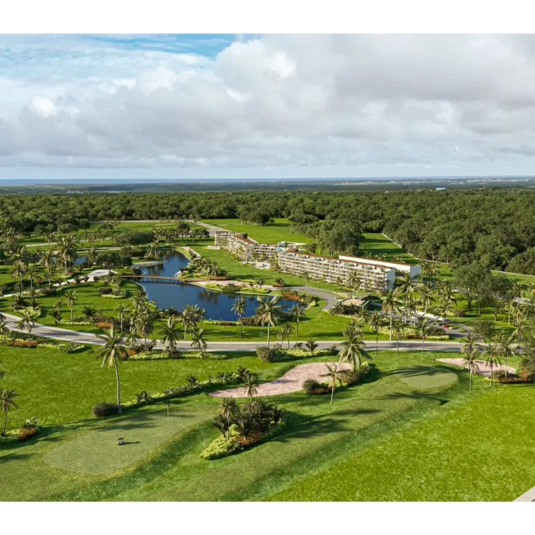 ID , Coral Lake Resort, Two Bedroom Apartment For Sale In Cap Cana with terrace ()