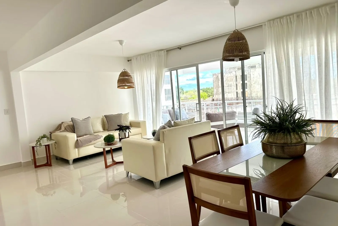 ID , Punta Hermosa Residence. Stylish two bedroom apartment available for purchase in Punta Cana ()