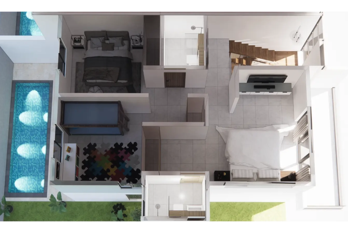 ID , Valparaiso Residences, Three Bedroom Townhouse for Sale in Bavaro, Punta Cana ()