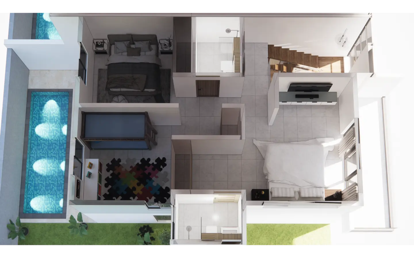 ID , Valparaiso Residences, Three Bedroom Townhouse for Sale in Bavaro, Punta Cana ()