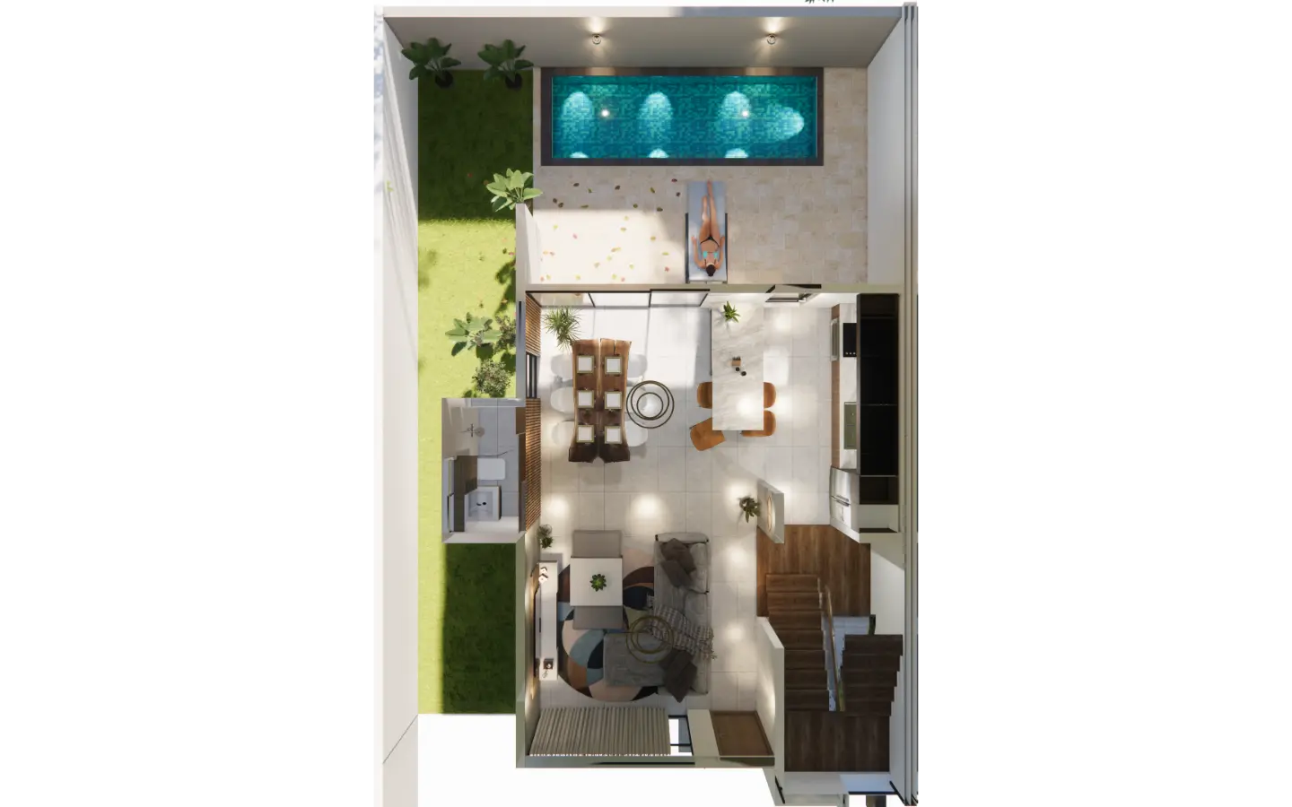 ID , Valparaiso Residences, Three Bedroom Townhouse for Sale in Bavaro, Punta Cana ()