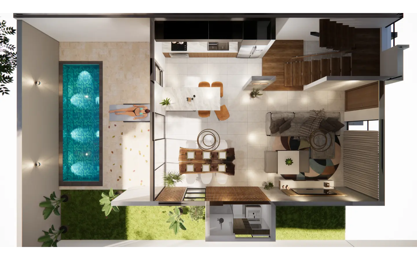 ID , Valparaiso Residences, Three Bedroom Townhouse for Sale in Bavaro, Punta Cana ()