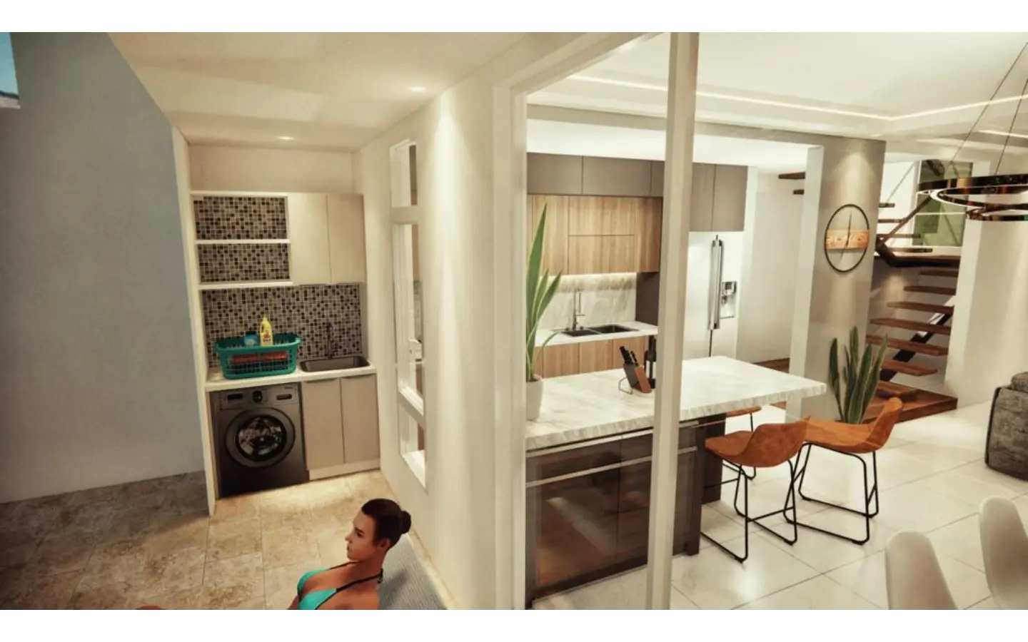 ID , Valparaiso Residences, Three Bedroom Townhouse for Sale in Bavaro, Punta Cana ()
