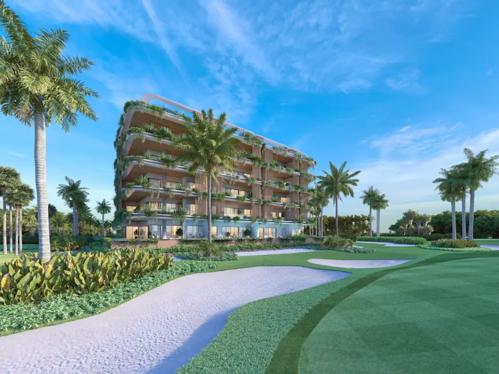 Appartement-terrasse d’une chambre à vendre à Palm Beach Residences, Las Iguanas, Cap Cana.