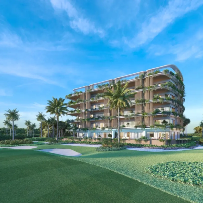 ID , Palm Beach Residences, Three Bedroom Apartment For Sale In Cap Cana With Terrace ()