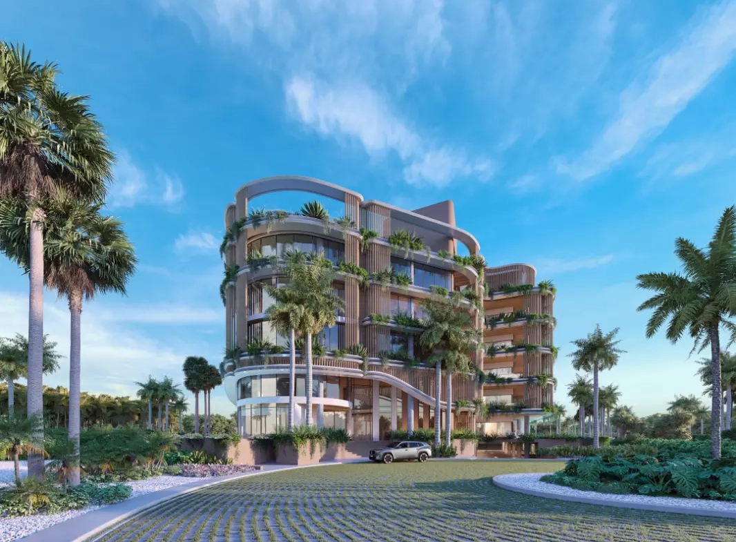 ID , Palm Beach Residences, Three Bedroom Apartment For Sale In Cap Cana With Terrace ()
