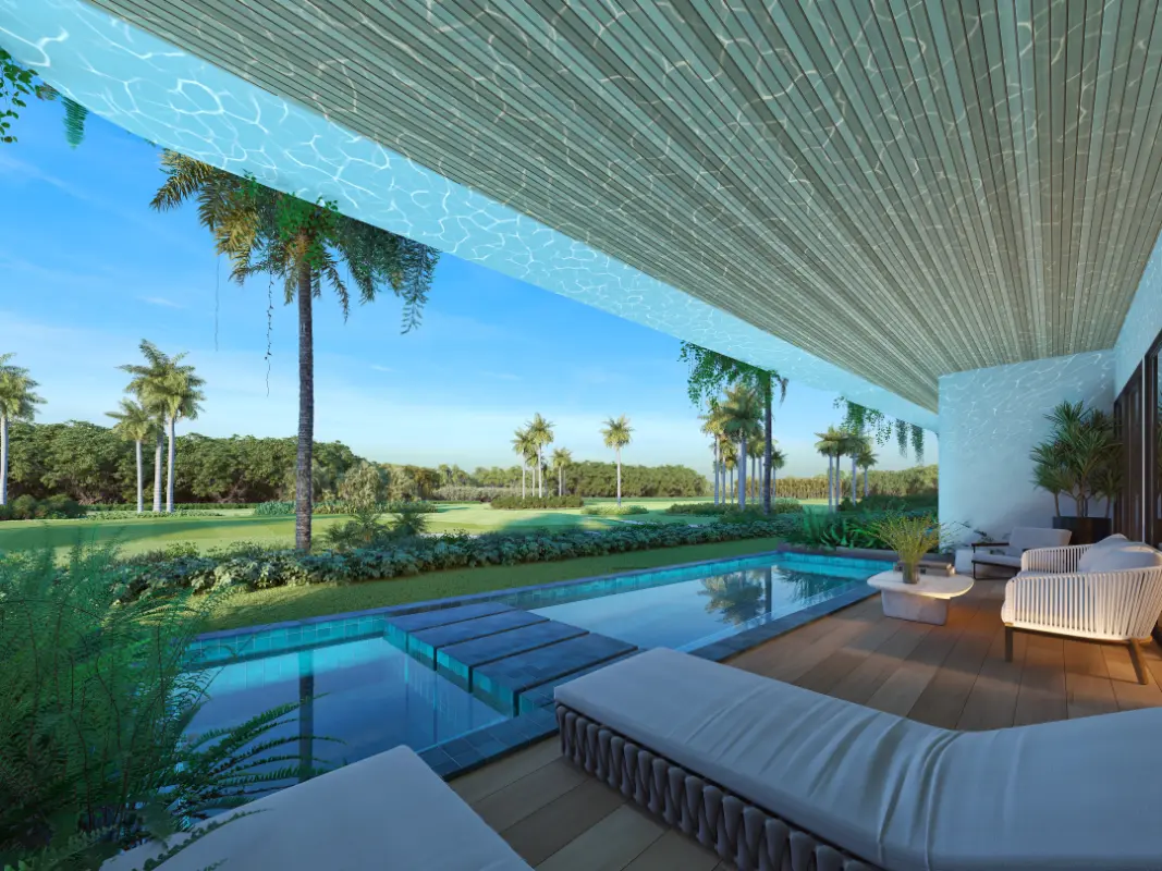ID , Palm Beach Residences, Two Bedroom Apartment For Sale In Cap Cana With Picuzzi ()