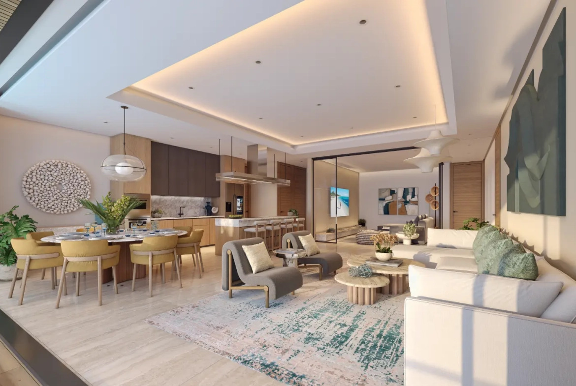 ID , Palm Beach Residences, Two Bedroom Apartment For Sale In Cap Cana With Picuzzi ()