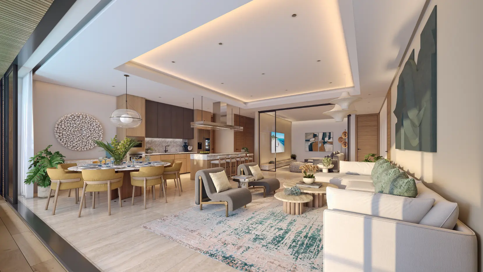 ID , Palm Beach Residences, Two Bedroom Apartment For Sale In Cap Cana With Picuzzi ()