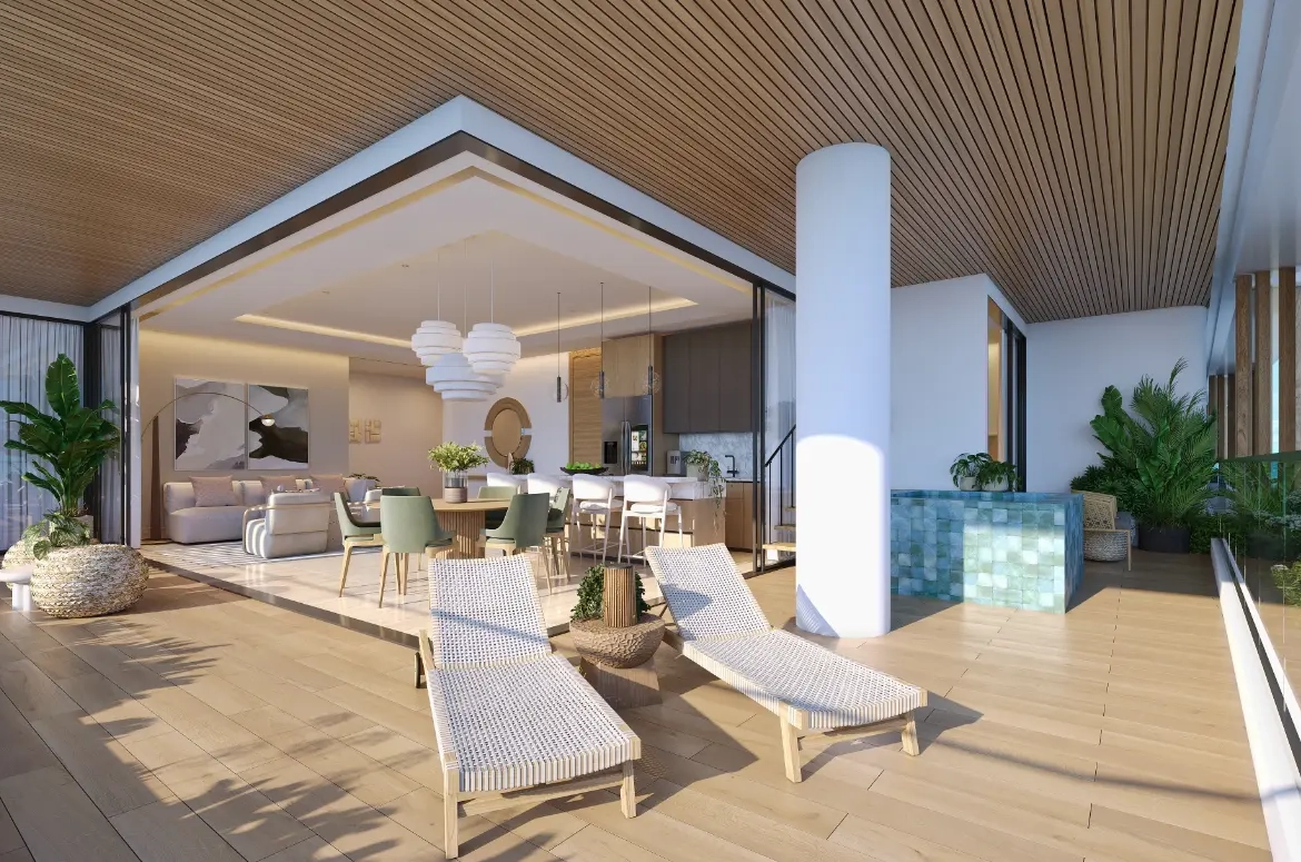 ID , Palm Beach Residences, Two Bedroom Apartment For Sale In Cap Cana With Picuzzi ()