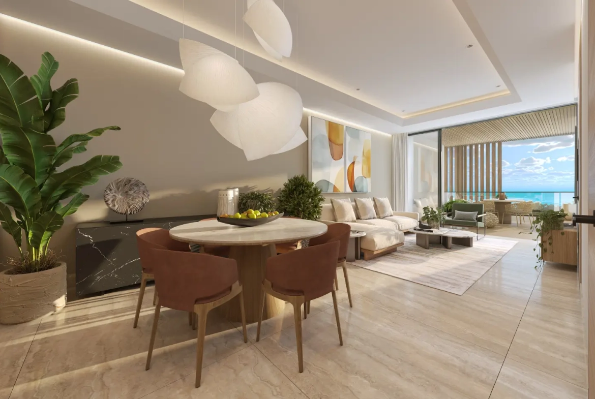 ID , Palm Beach Residences, Two Bedroom Apartment For Sale In Cap Cana With Picuzzi ()