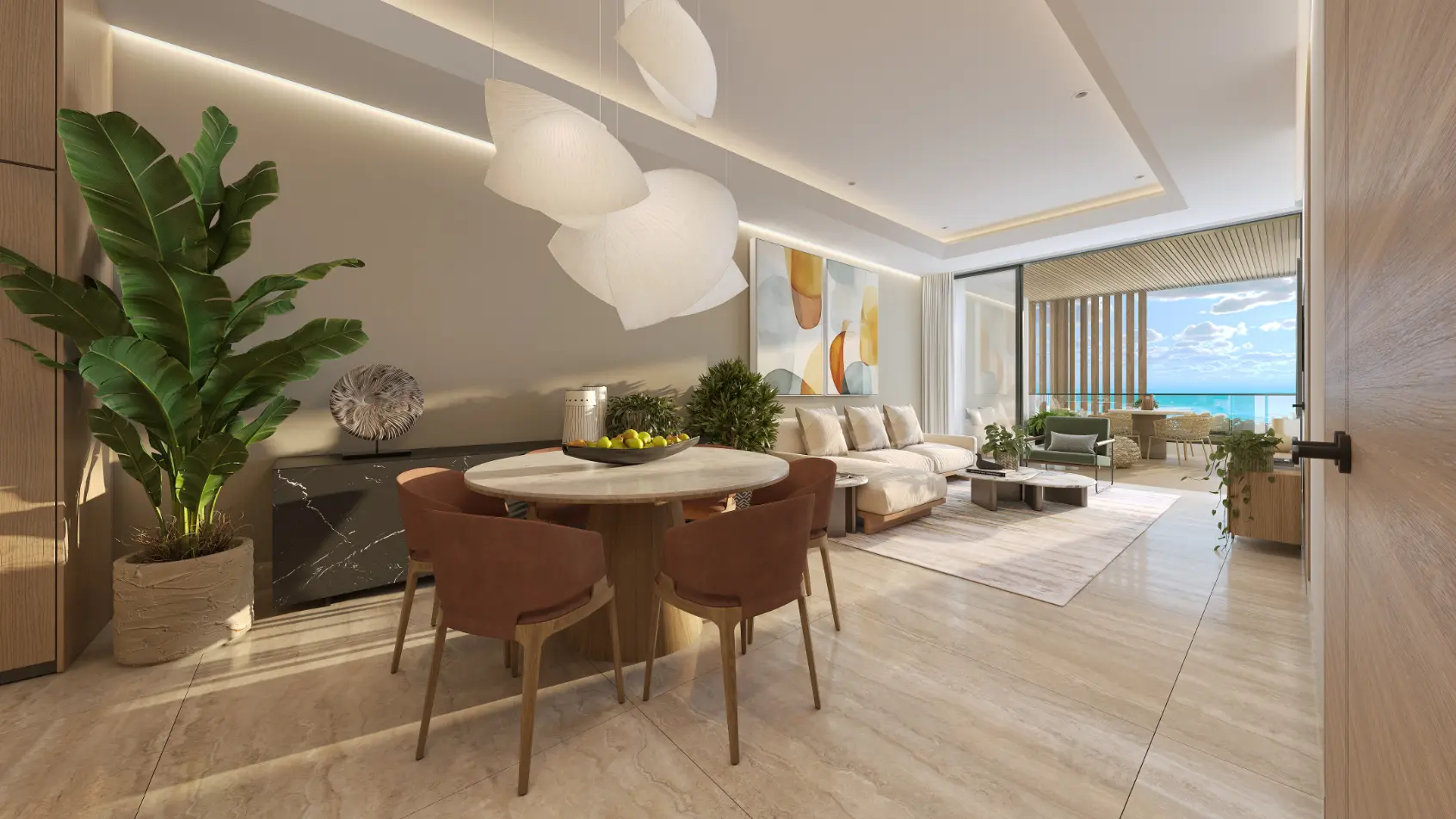 ID , Palm Beach Residences, Two Bedroom Apartment For Sale In Cap Cana With Picuzzi ()