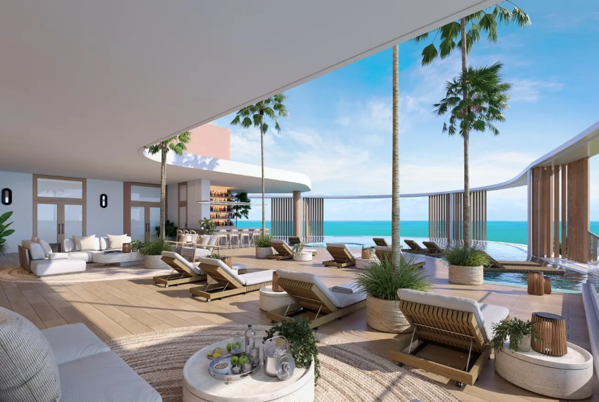 ID , Palm Beach Residences, Two Bedroom Apartment For Sale In Cap Cana With Picuzzi ()
