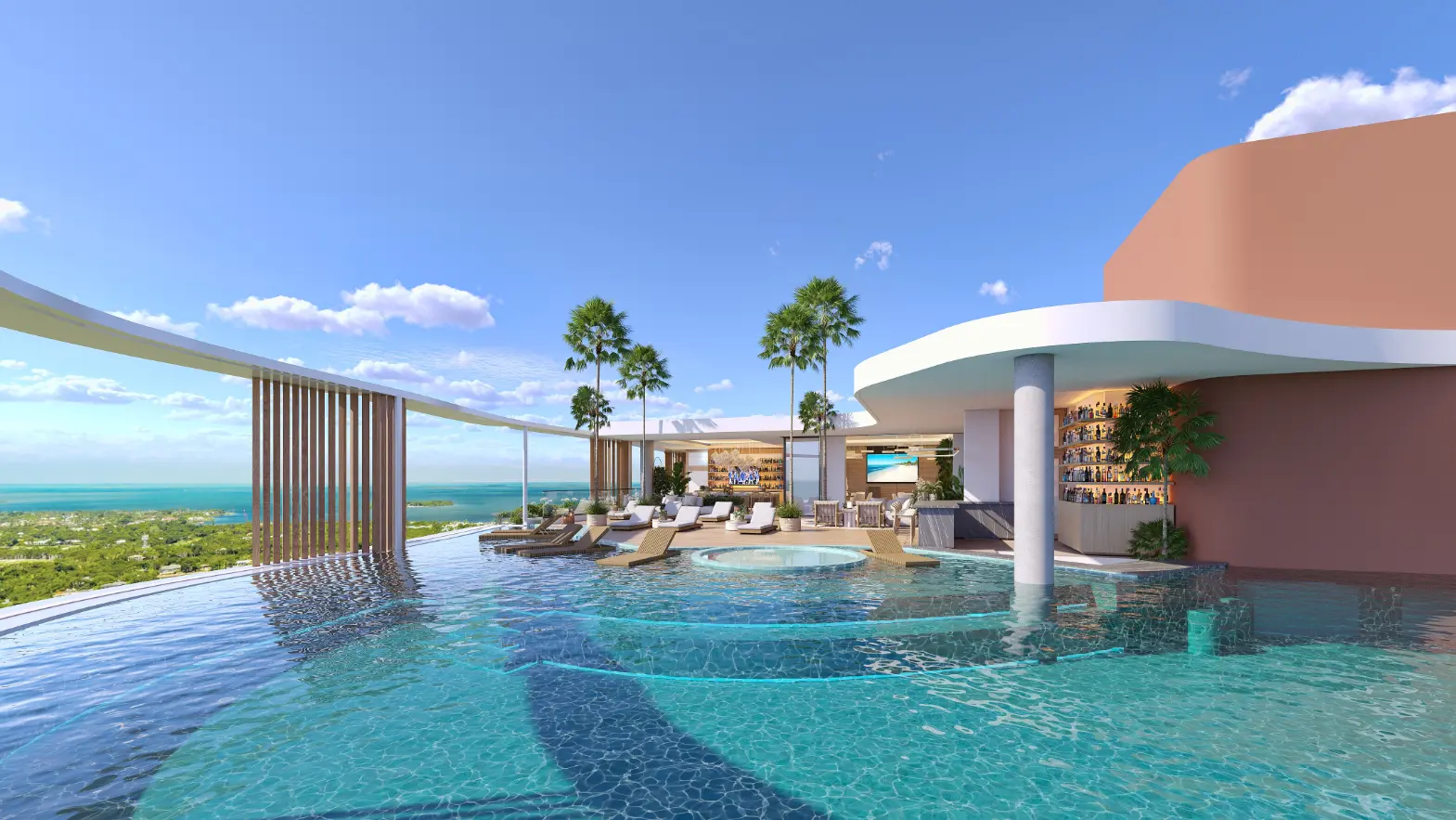 ID , Palm Beach Residences, Two Bedroom Apartment For Sale In Cap Cana With Picuzzi ()
