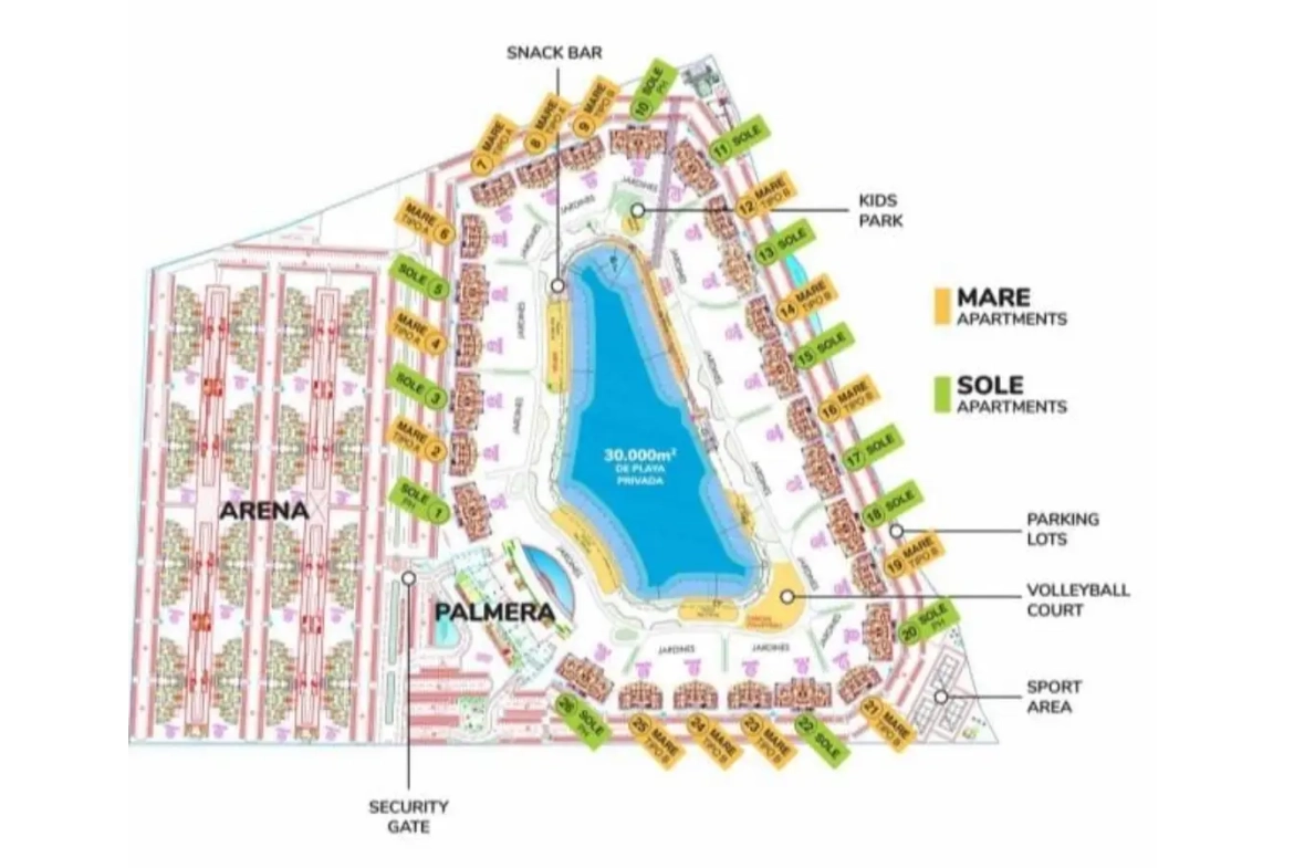, The Beach, One bedroom condo for sale in Bavaro, Punta Cana ()