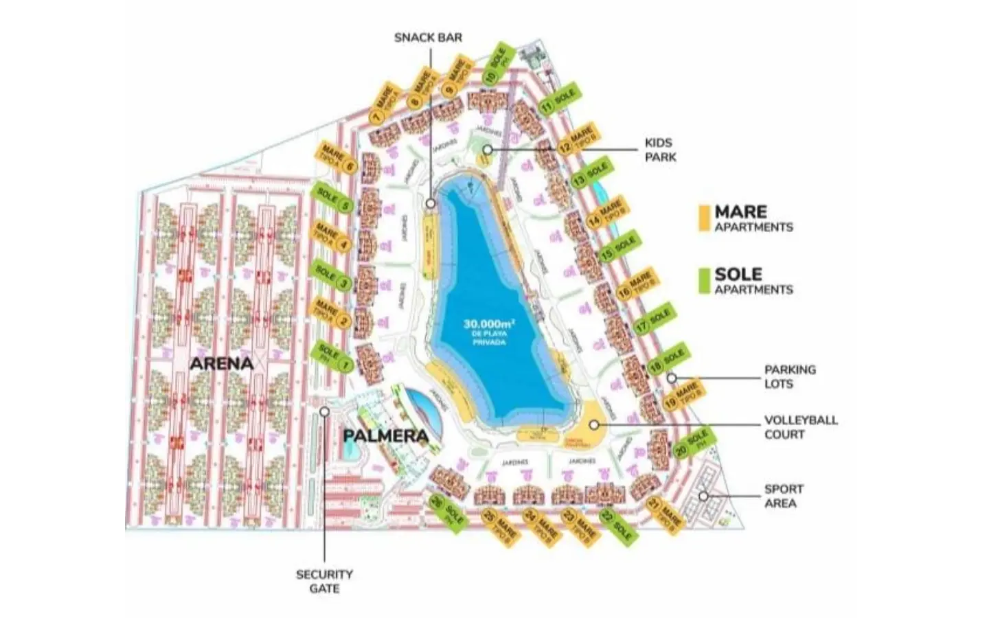 , The Beach, One bedroom condo for sale in Bavaro, Punta Cana () , The Beach, One bedroom condo for sale in Bavaro, Punta Cana ()