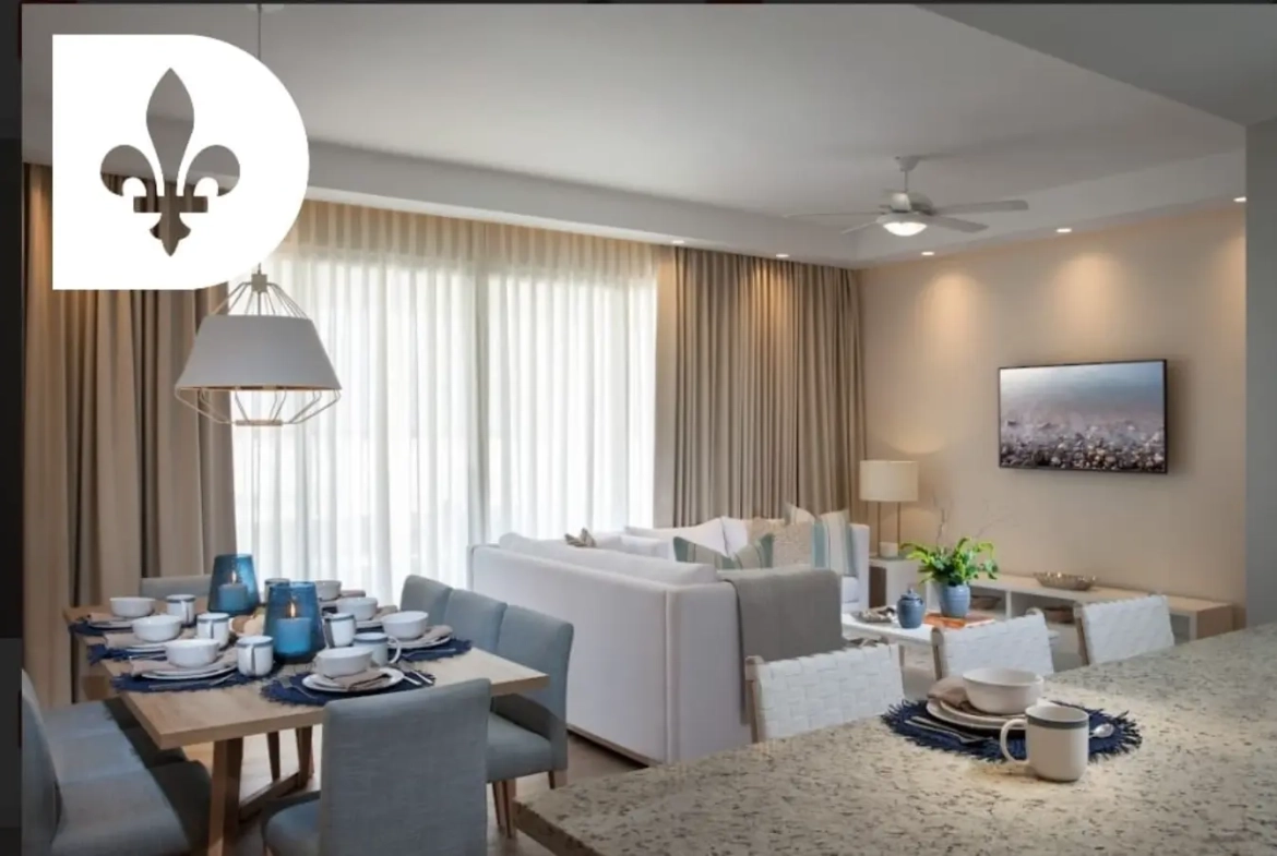, The Beach, One bedroom condo for sale in Bavaro, Punta Cana ()