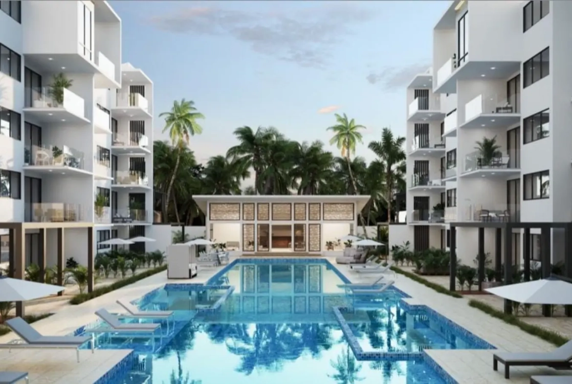 , The Beach, One bedroom condo for sale in Bavaro, Punta Cana ()