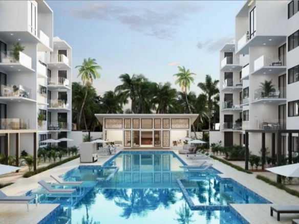 , The Beach, One bedroom condo for sale in Bavaro, Punta Cana ()
