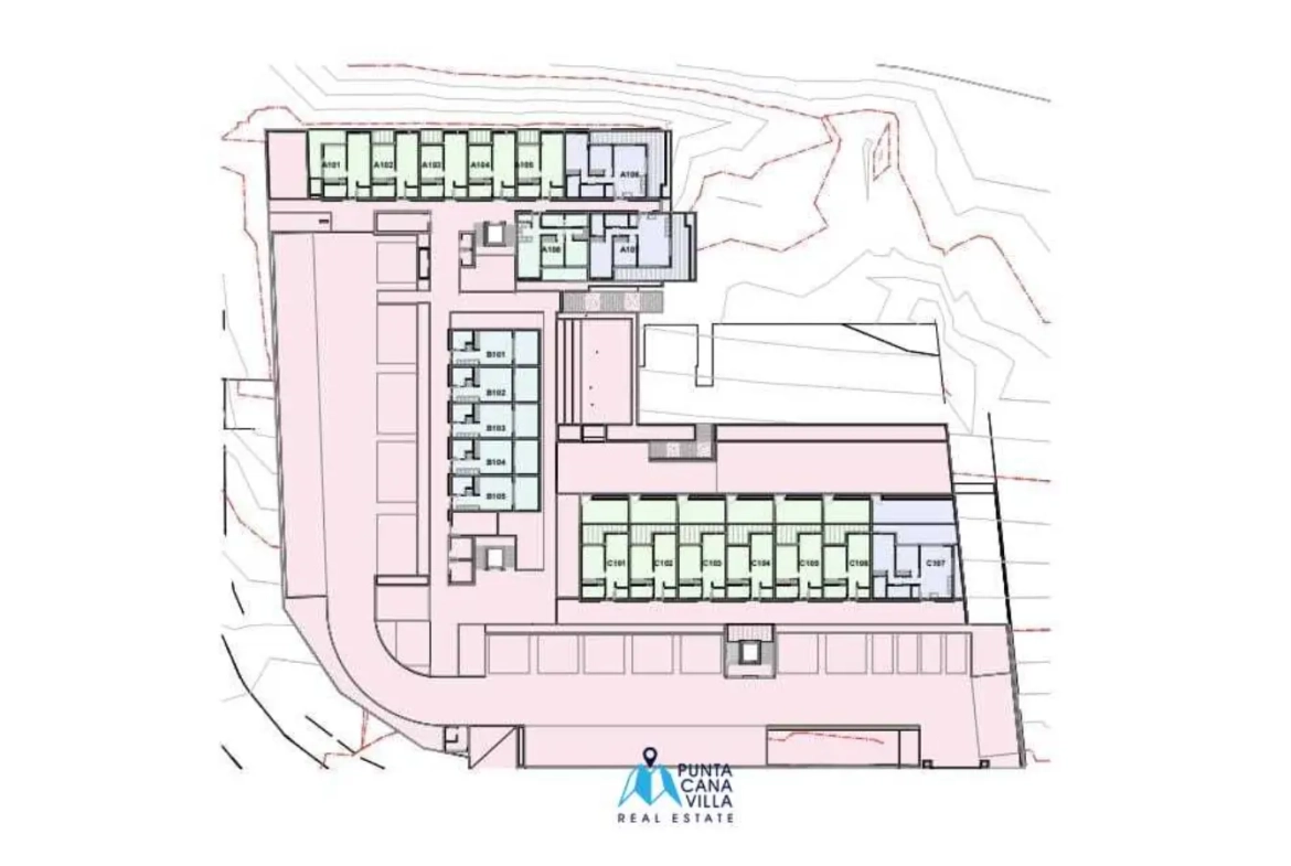 , Oasis Bay, one bedroom condo for sale in Cana Bay, Punta Cana ()