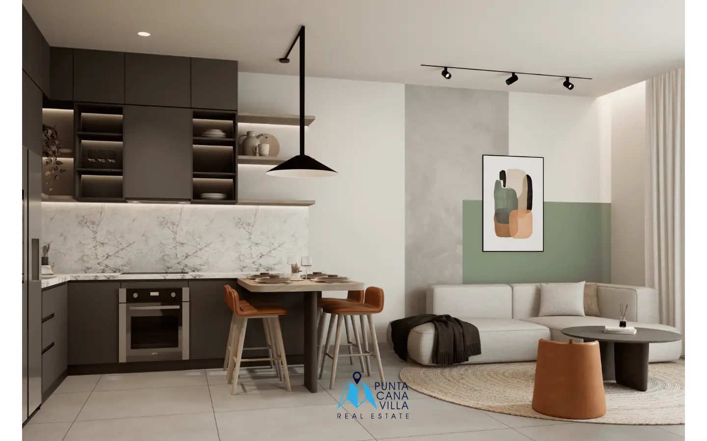 , Oasis Bay, one bedroom condo for sale in Cana Bay, Punta Cana ()