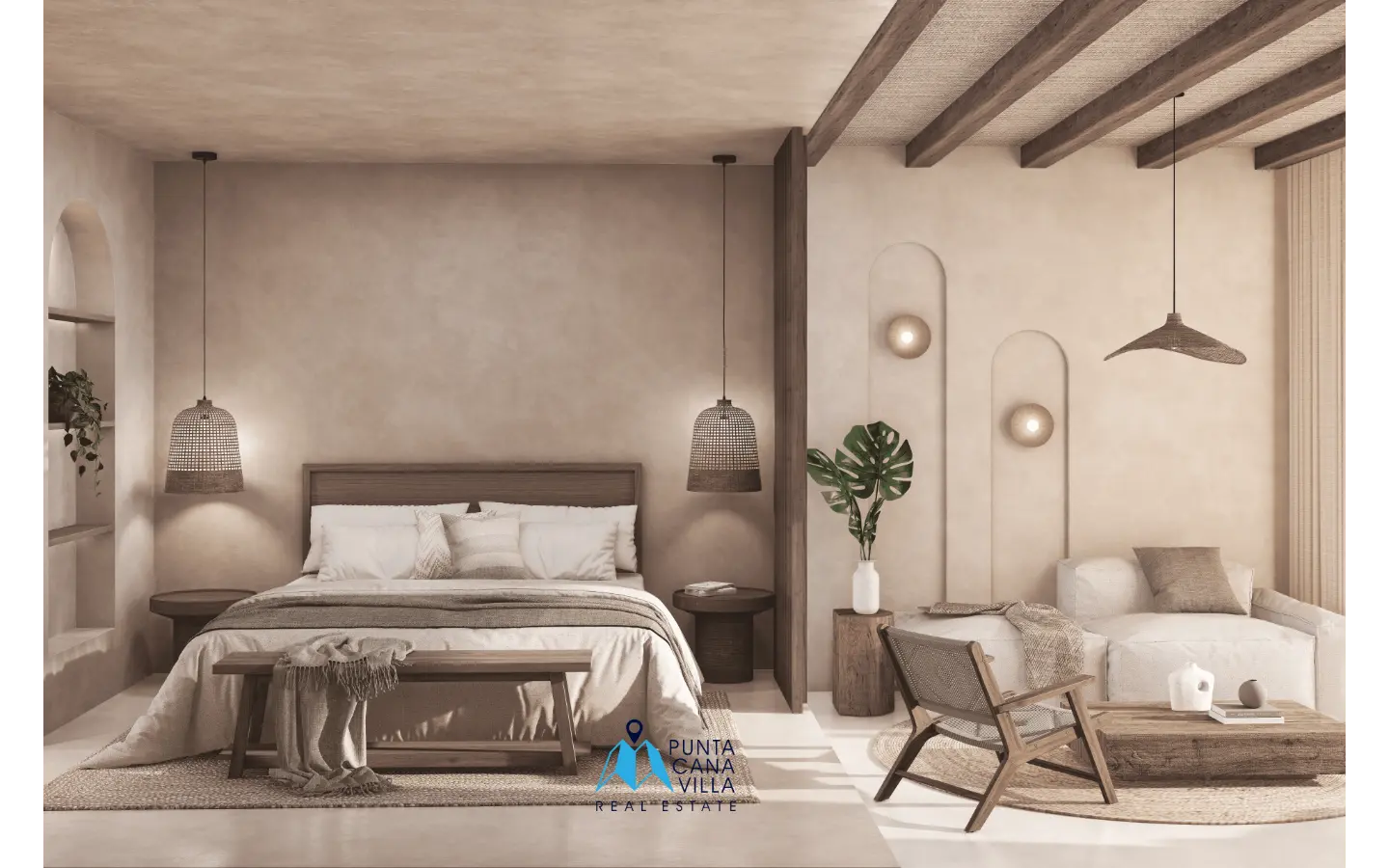 Oasis Lake, Condo d’une chambre à vendre dans le centre-ville, Punta Cana