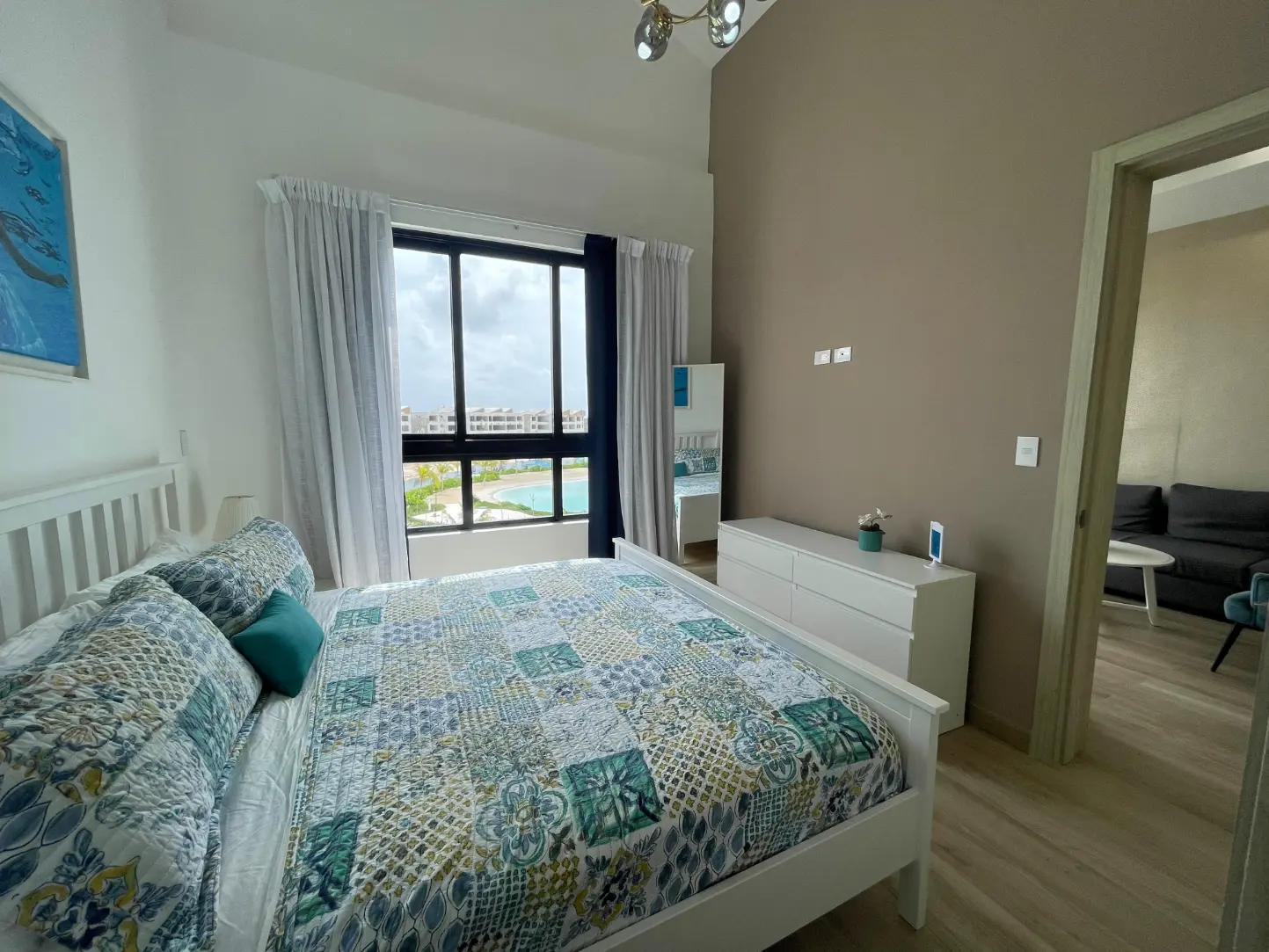ID , The Beach, Two Bedroom Apartment For Sale In Downtown Punta Cana With Large Balcony ()