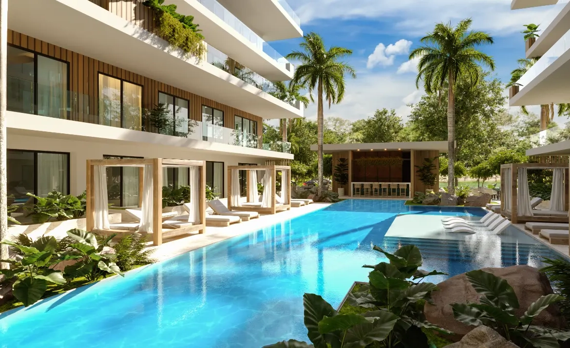 ID , Icon Bay, One Bedroom Condo For Sale In Cap Cana With Lobby ()