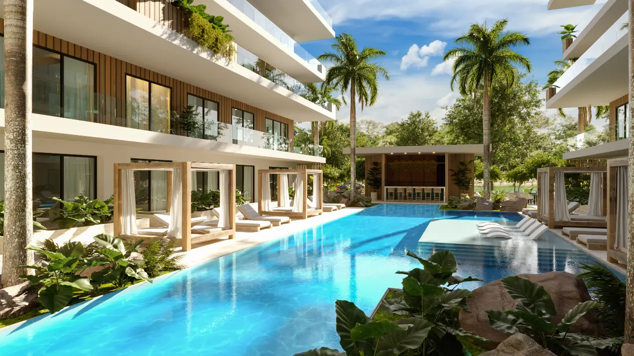 ID , Icon Bay, One Bedroom Condo For Sale In Cap Cana With Lobby ()