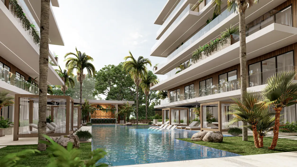 ID , Icon Bay, One Bedroom Condo For Sale In Cap Cana With Lobby ()