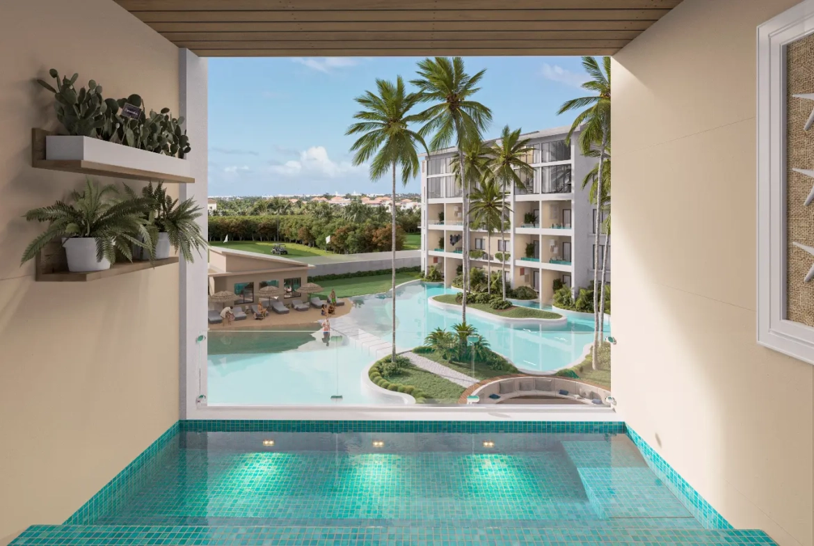 ID , Mystiq Bay, One Bedroom Apartment For Sale In White Sands, Punta Cana ()