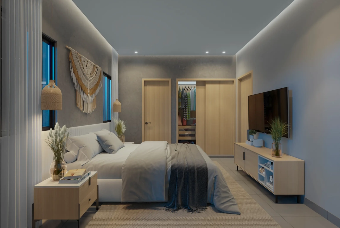 ID , Mystiq Bay, One Bedroom Apartment For Sale In White Sands, Punta Cana ()